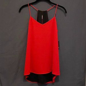 EXPRESS Barcelona Cami, Reversible, Red/Black, Size S